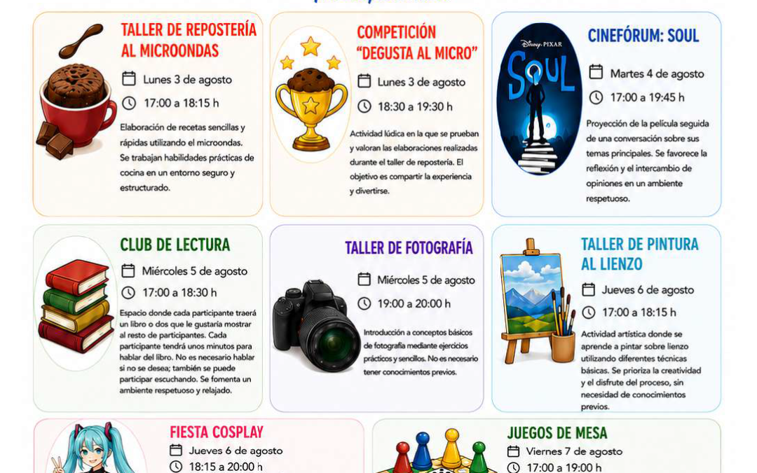 ACTIVITATS AGOST 26 – A